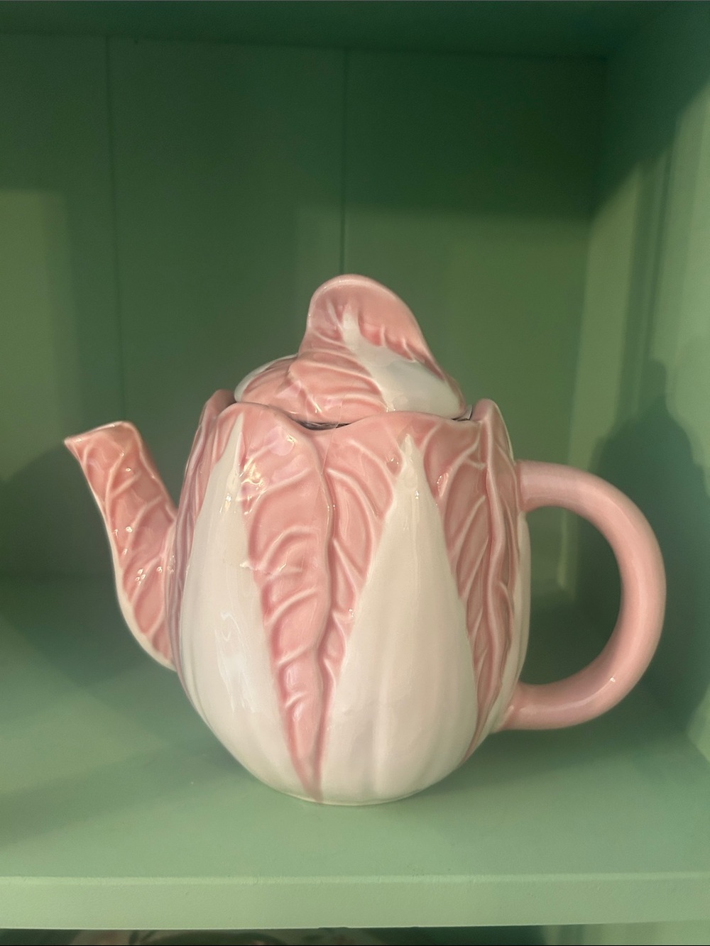 Threshold Pink and White Tulip Ceramic Teapot - Decorative Home Art New!
